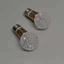 Brigligh 2 Pcs 5W E26 Decorative LED Bulb, 85-265V Wide Voltage, 3000K Warm Light, Crystal Edison Style Light for Home/Restaurant/Bar (B013)