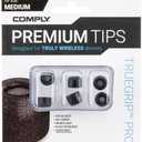 Comply TWR-200-B | Memory Foam Replacement Earbud Tips for Bang & Olufsen EX, Beats Solo Buds, Devialet Gemini & More | Ultimate Comfort, Secure Fit, Superior Noise Isolation | Black, Medium (3 Pairs)