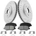 Front Rotors Kit for Pilot [ 2003-2008 ] Full Coated Brakes