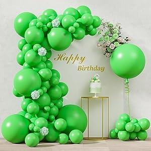 RUBFAC 116pcs Clear Balloons Different Sizes Pack of 36 18 12 10 5 Inch for Garland Arch Extra Large Balloons for Birthday Graduation Wedding Party Decoration