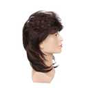 Baruisi 80s Men's Mullet Wig Brown Cosplay Halloween Wig for Fancy Dress