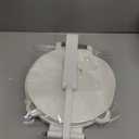 Tortilla Press 10 Inch - Bamboo Quesadilla & Roti Maker with Parchment Paper Sheets & Dough Cutter for Homemade Flour Corn Tortilla, Wood Tortillera Pataconera Tortilla Maker for Home Baking (CAT, White)