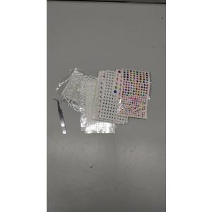 2609 Pieces Hair Gems,Hair Jewels, Diamonds and Letters Rhinestones with Tweezers,Hair Pearls Stick on,Self Adhesive Bling Rhinestone Stickers for Crafts,Face,Eye,Nail, Clothing,6 Shapes, 3-8mm