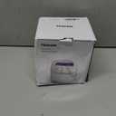 Ultrasonic Retainer Cleaner Machine, 49kHz Dental Cleaning Pod for Night Guards, Mouth Guards, Aligner, Braces, Toothbrush, Jewelry, Dentures, Ultrasonic Cleaner for Oral Dental Care, 220ML, White