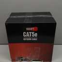 Dripstone - DS617 1000ft CAT5e Outdoor 350Mhz Direct Burial Solid Cable 24AWG Waterproof Wire HDPE Insulated Polyethylene (PE) for Indoor/Outdoor Easy Pull Box on Plastic Reel