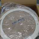 Cuisinluv 15-Piece Ceramic Nonstick Pots and Pans Set – Kitchen Cookware with Detachable Handle, RV Camping Cookware Set – Oven & Dishwasher Safe, PFOA-Free – Cream White