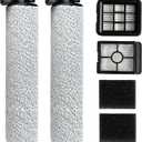 Replacement Brush Roller and HEPA Filters Kit Compatible with Bissell Crosswave HF3 Cordless Wet/Dry Vacuum Cleaner 3649A Model