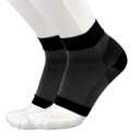 Plantar Fasciitis Support Sleeve for Men and Women, Plantar Fasciitis Compression Socks for Pain Relief, Foot Support, and Treatment, 1 Pair (2 Sleeves), X-Large (Black)