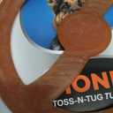 BIONIC Toss-N-Tug Turbo Dog Toy - High-Visibility Ultimate Three-in-One Dog Toy, Lightweight Design for Light Chewers