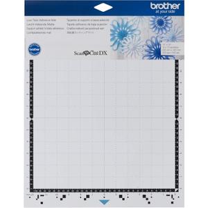 Brother ScanNCut DX Mat CADXMATLOW12, 12" x 12" Low Tack Adhesive for Thin and Delicate Materials, Replacement Accessory