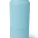 BrMate Rise 35oz Water Bottle With 100% Leakproof Covered Silicone Straw | Insulated Stainless Steel Water Bottle With Removable Straw | Fast Flow | Soft Sip Silicone Spout | BPA-Free (Glacier)