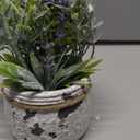 Small Fake Plants, 2 Pack Mini Artificial Plants Fake Lavender Plant in Pot, Lavender Decor and Dining Room Desk Shelf Bathroom Living Room (A-2pcs)