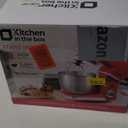 Kitchen in the box Stand Mixer,3.2Qt Small Electric Food Mixer,6 Speeds Portable Lightweight Kitchen Mixer for Daily Use with Egg Whisk,Dough Hook,Flat Beater (Blue)