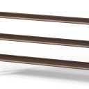 Kitsure Extra-Long Shoe Rack for Closet, Shoe Organizer for Front Door Entrance, Stackable Shoe Shelf, Detachable Closet Organizers and Storage, 39.0" Wide - 3 Tier, Brown