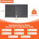 QuliMetal Reversible Griddle Replacement Parts