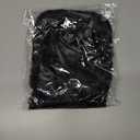 FHQHTH Fluffy Faux Fur Crossbody Bag for Women  Cute Small Purse with Chain Strap, Plush Evening Handbag & Makeup Bag (Black)