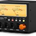 Nobsound D5 4-Way Audio Switch: 5-Band HiFi Stereo EQ Preamp & RCA Splitter w/VU Meter & Headphone Amp for Home Theater/Studio/DJ