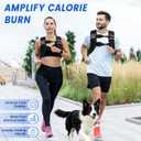 KUKZO Weighted Vest Woman, 6/8/12/16/20/25/30 Lb Unisex Reflective Strength Training Weight Vest For Running, Jogging, Cardio & Workouts (Black)