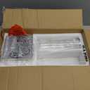 METWET Bathroom Vanity Light Fixtures, Chrome Wall Lights in Clear Glass Indoor Wall Sconce, Modern Wall Light Up and Down Wall Mount Lamp for Bathroom, Bedroom, Hallway, Kitchen, VL834-CH-CL