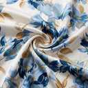 Large blue flower cover