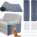 2 Pcs 78.7"x15.8" Cat Scratch Mat, Trimmable Self-Adhesive Carpet, DIY Climb Cat Scratcher for Furniture, Couch or Wall, Covering Cat Tree and Scratch Post Replacement Pad