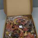 Artgar Fall Maple Leaf Garland, 6 Ft Fall Decor Garland with Pine Cones Berries, Harvest Decor Garlands with 30 Warm Lights for Fall Home Thanksgiving Fireplace Table Indoor Outdoor Porch Decor