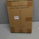 Gold Paper Towel Holder, Standing Paper Towel Holder with Weighted Marble Base for Kitchen Bathroom, Countertop Marble Paper Towel Roll Holder for Standard or Jumbo-Sized