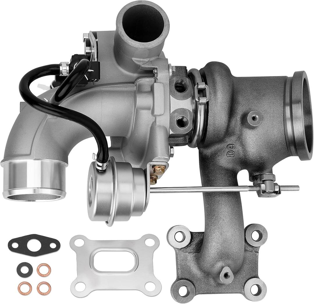 CJ5Z6K682C 2.0L Turbocharger Assembly with Gaskets Compatible with Ford Escape Focus Fusion Taurus 2013-2018, Lincoln MKC MKT MKZ 2013-2016, 2.0L Turbo L4, Replace # CJ5Z6K682F, CJ5Z6K682E