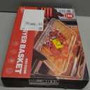 Air Fryer Basket for Oven, 15.6"x11.6" Medium Stainless Steel Baking Tray Pant Oven Air Fryer Pan Rack for Cooking Baking Dishwasher and Broiling