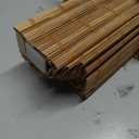 LazBlinds No Tools No Drill Cordless Bamboo Roman Shades, Light Filtering Window Treatment, Roll Up Bamboo Blinds for Window 21'' W x 64'' H, Squirrel