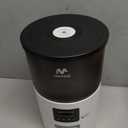 IMIPAW Automatic Cat Feeders, 3L Timed Cat Dry Food Dispenser with Desiccant Bags, Dual Power Supply, Programmable Portion Size, 6 Meals, 20 Portions Per Day, Auto Pet Feeder for Cats and Small Dogs (White)