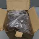 LUXEAR Clear Shower Caddy Suction Cup, No Drilling Removable Shower Shelf, Max Hold 22lbs Suction Bathroom Caddy, One Second Installation Waterproof Suction Shower Organizer for Bathroom Kitchen