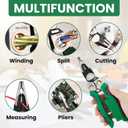 8 in 1 wire stripper with voltage tester and crimper electrician tools, herramientas electricas wire stripper, wire cutters and electrical tester, para electricista