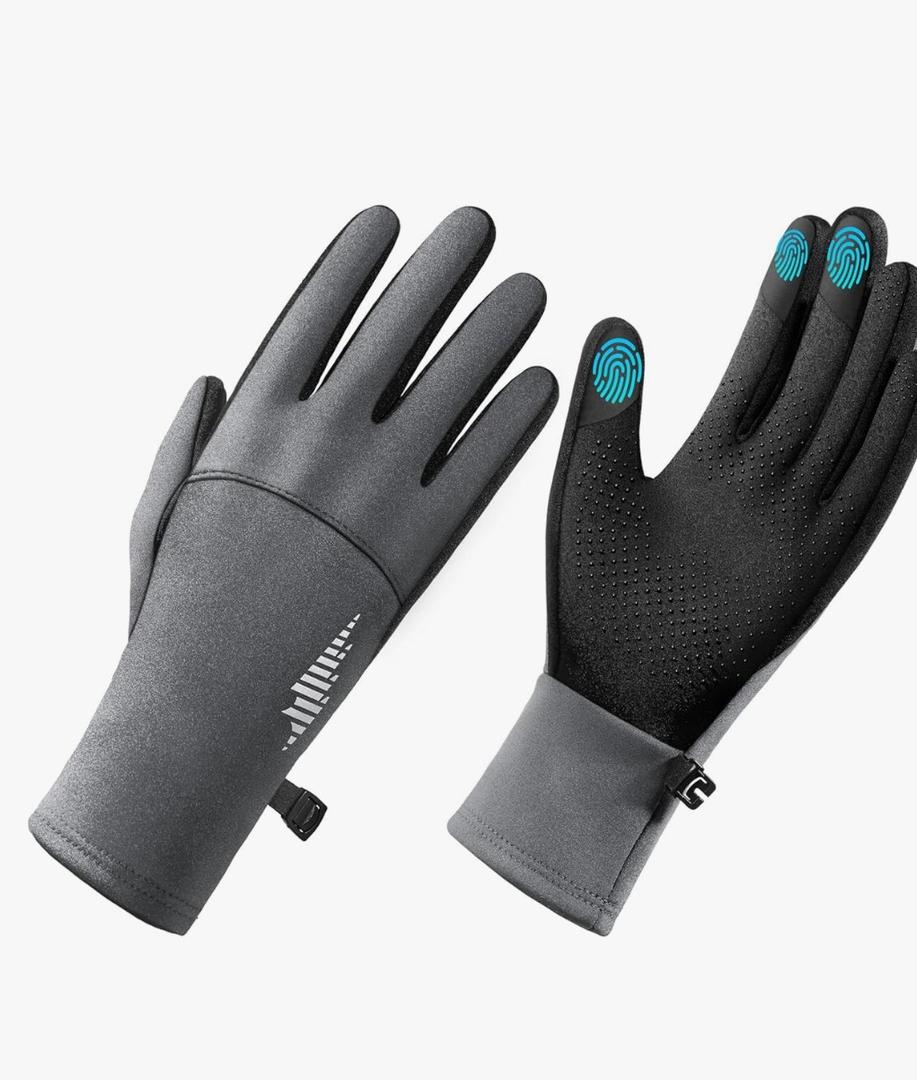 Winter Gloves for Women, TouchScreen Water-Resistant Warm Thermal Gloves for Cold Weather, Running Hiking Driving, S