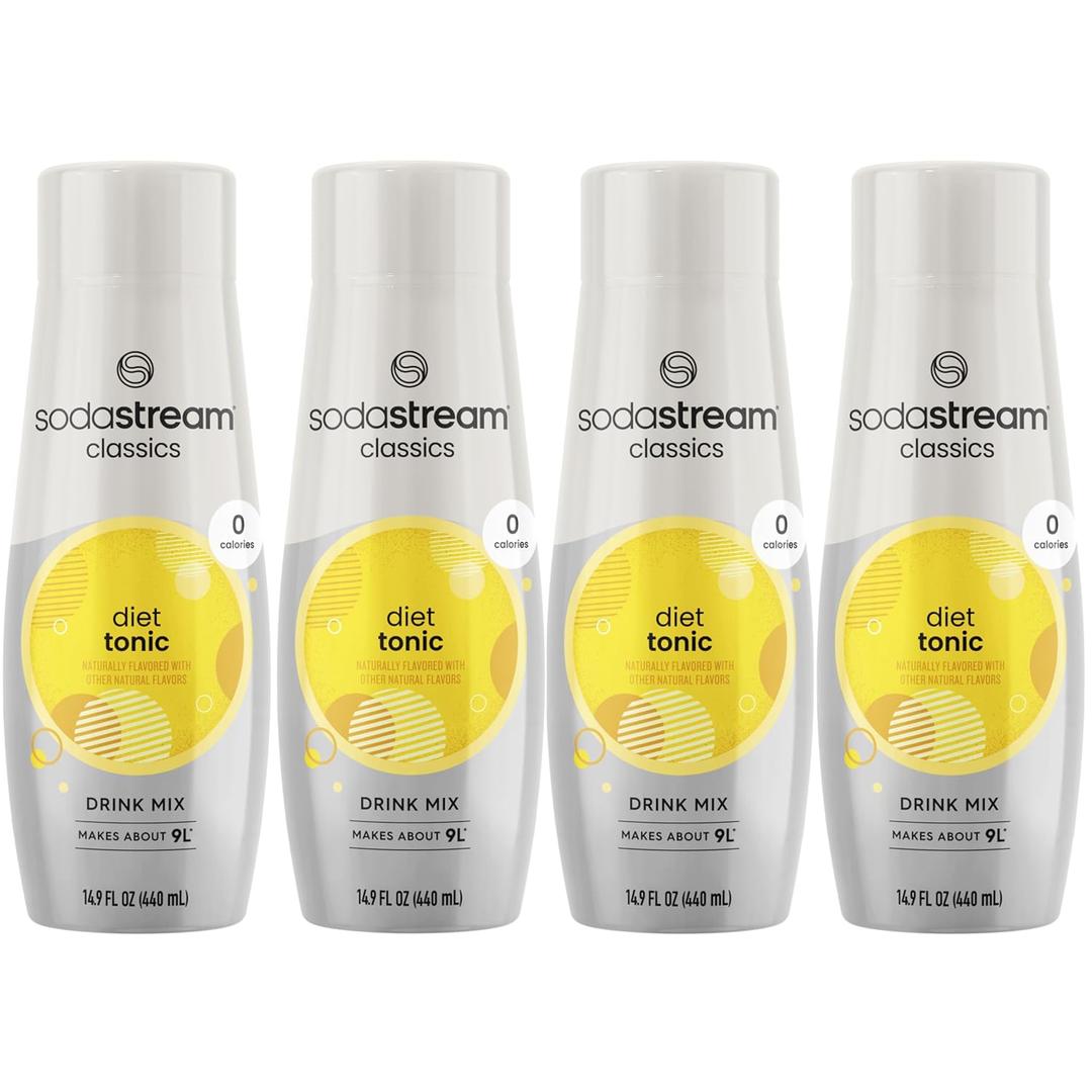 SodaStream Diet Tonic, 440ml 4-Pack BB 7/20/26 SodaStream Diet Tonic, 440ml 4-Pack BB 7/20/26