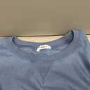 Ekouaer Nightgowns for Women Long Sleeve Sleep Shirts Waffle Knit Nightshirts Soft Sleep Dress Oversized Sleepwear (Small, Light Blue )