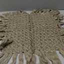 Coberllus Newborn Baby Photography Props Blanket Handmade Knitted Twist Wrap Posing Aid Backdrops for Boy Girls Photography Shoot (Soft Brown)