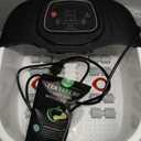 RIGHTMELL Foot Spa Bath Massager with Heat, Epsom Salt,Bubbles, Vibration and Red Light, Tub for Stress Relief,Foot Soaker, Christmas Gifts Birthday Gifts for Mom Dad Women Men Her Him