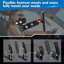 Pedal Extenders for Short Drivers-Brake pedals suitable for most models(1.2in-2.3in)&Accelerator (1.7in - 3.5in) Extensions with Anti-Slip Design,Durable Metal Construction & Easy Installation