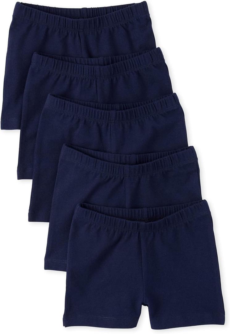 The Children's Place Girls' Basic Cartwheel Shorts (Medium, Tidal 5-pack) The Children's Place Girls' Basic Cartwheel Shorts (Medium, Tidal 5-pack)
