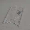 Stainless Steel Stove Gap Covers,Stove Gap Filler, Range Trim Kit, Stove Gap Guards, Heat Resistant and Easy to Clean, Easy retractable Length 13.8" to 27.5", Width 0.79",White(2PCS)
