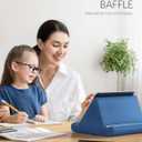Lamicall Tablet Pillow Holder, Pillow Soft Pad - Bed Tablet Stand for Lap with Pocket & 4 Viewing Angles, for iPad Pro 11, 10.5, 12.9 Air Mini, Kindle, 4-13" Devices, Royal Blue