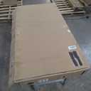 2-Tier Washer Dryer Countertop with 2.75" H Edge Rails, 58" W x 28" D Laundry Countertop for Folding Clothes, Washer and Dryer Topper with Non-Slip Pad (Black)