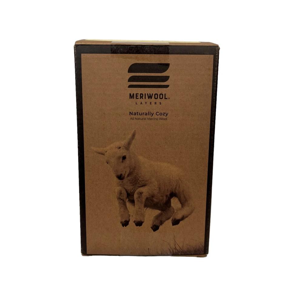 MERIWOOL Mens 190g Lightweight 100% Merino Wool T-shirt (Sand, Small)