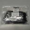 Crowye 100 Pcs Ostrich Feathers Bulk for Centerpieces Craft Ostrich Feathers for Vase Wedding Masquerade Party Home Costume Decorations (6-8 Inch, Black)