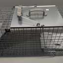 Havahart 1085 Large 1-Door Easy Set Humane Live Animal Trap for Armadillos, Cats, Groundhogs, Muskrats, Opossums, Raccoons, Skunks - Havahart Live Animal Cage Trap
