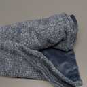 MADIZZ Chenille Velvet Throw Pillow Covers with Flange Set of 2 Super Soft Boho Textured Pillow Covers Decorative Throw Pillowcases Modern Farmhouse Home Decor for Sofa Bedroom Light Blue 12x20 Inch