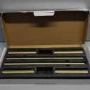 Towel Bar Brushed Gold 32-Inch Bath Towel Rack Holders Single Rail for Bathroom Wall Mounted Stainless Steel Bathroom Accessories, B4007BG-L32 (2 Pack)