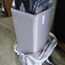 LUNAIRE FULL SIZE MESH CRIB AND PLAYARD - PEBBLE GREY