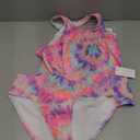 Lands' End girls Upf 50+ Swim Bikini Bottom and Racerback Tankini Set Tankini Set, XL